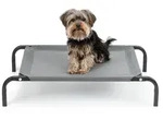 Lionto Hundeliege, Bequemes Outdoor Hundebett Mit Netzgewebe, Erh&ouml;ht, Luftig &
