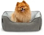 Lionto Hundebett &ndash; 2-in-1 Wendek&ouml;rbchen, Weich Gepolstert & Pflegeleicht, Mit