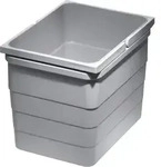 Ninka Eins2vier Abfallsammler 12 L 220 X 306 X 230 Mm Alugrau 5170.10