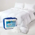 Homescapes - Bettdecke Aus 100% Silikonisierter Super Mikrofaser, W&auml;rmeklasse 3, 260