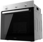 Multifunktions-einbaubackofen Glass Black 53l Fassungsverm&ouml;gen, 7 Funktionen...