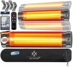 Kesser&reg; Infrarotstrahler 2500 W Mit Fernbedienung, 3 Stufen, Instant-heat, Timer -