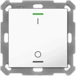 Taster Light 55 1-fach, Rgbw, Mit Temperatursensor, Reinwei&szlig; Gl&auml;nzend, Schalten