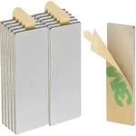 Ecence - Neodym Klebe-magnete 12 Stck. Selbstklebend Quader Klein 30x10x1mm