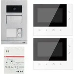 Abb - 4,3' Videosprechanlage Mit Freisprecheinrichtung F&uuml;r Zweifamilienhaus