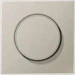 Jung Abdeckung Mit Drehknopf 1fach, Serie Ls, Edelstahl Es 1740