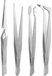 Fixpoint - Pinzetten-set 4-teilig, Kompakte Universal-pinzetten, Jeweils Ca. 110 Mm