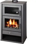 Victoria Kaminofen Triumph F Schwarz Mit Backfach Und 12,3 Kw