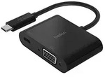 Usb-c Auf Vga + Ladeadapter, Blk (60w Pd)