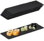 24 X Schieferplatte, L&auml;ngliche Servierplatten Aus Schiefer, Servieren & Beschriften,