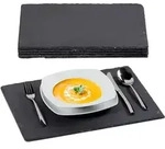 12 X Schieferplatte Im Set, Gro&szlig;e Servierplatten Aus Schiefer, Zum Servieren &
