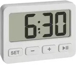 Tfa Dostmann - 60.2036.02 Quarz Wecker Wei&szlig; Alarmzeiten 1 1 Timerzeit