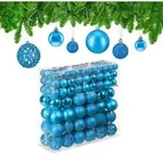 Relaxdays - Weihnachtskugeln, 150er Set, Glitzernde, Matte & Gl&auml;nzende