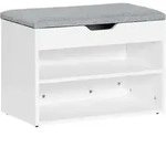 Fsr25-hg Schuhbank Mit Sitzfl&auml;che Sitzbank Schuhregal Schuhschrank, Garderobenbank