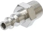 Druckluft-stecknippel 10 Mm (3/8') Au&szlig;engewinde Usa / Frankreich