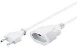 Verl&auml;ngerungskabel Eurostecker, 5 M, Wei&szlig;, (20,75 Mm2), Eurostecker (typ C, Cee