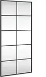 Wandspiegel Schwarz 50x100 Cm Rechteckig Eisen - Vidaxl