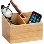 Bambus Organizer Terra 3 F&auml;cher 2er Set, 2er Set, Braun, Bambus Braun - Braun -