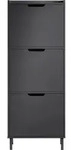 Fsr151-h-sch Schuhkipper Mit 3 Klappen Schuhschrank Schmal Schuhregal Mit 6