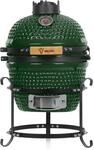 Kamado Grill Holzkohlegrill &Oslash; 32 Cm 'haiiro' Mit Grillrost Und Thermometer,...