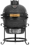 Kamado Grill Holzkohlegrill &Oslash; 32 Cm 'haiiro' Mit Grillrost Und Thermometer,...