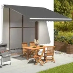 Markisenbespannung Anthrazit 4x3,5 M Vidaxl 425078