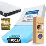 Matratzen Topper Luxury, 140x200cm, Gelschaum Und Memory Gel Foam Matratzentopper,