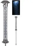 Solar Thermometer Xxl 112cm - Garten Au&szlig;enthermometer Gartenthermometer