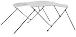3-bow Bimini Top Wei&szlig; 183x196x137 Cm Vidaxl