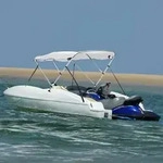 4-bow Bimini-top Mit Seitenteilen 243x(170-182)x137 Cm Vidaxl