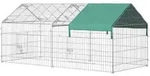 Freigehege Kleintiergehege Mit Dach, Abnehmbarem, Wasserdichtem Kleintierk&auml;fig