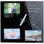 Magnettafel, Beschreibbar, Inkl. 3 Magnete & Stift, Abwischbar, Rahmenlos,