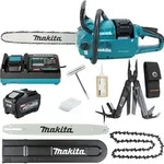 Makita - 40v Akku Kettens&auml;ge Uc012gt103 & 1x 5,0ah Akku/40vladeger&auml;t & Leatherman