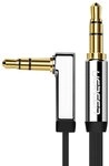 Flaches Aux-audiokabel Mit 3,5-mm-miniklinkenstecker, 2 M, Silber