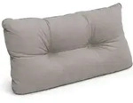 Lounge Kissen Outdoor R&uuml;ckenkissen Flair Lk, 50x40x12cm, Grau