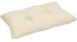 Loungekissen Xluna R&uuml;cken Natur, 50x40x12 Cm - Beautissu