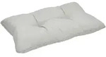 Beautissu Loungekissen Xluna R&uuml;ckenhellgrau, 50x40x12 Cm