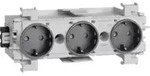 Hager Kanalsteckdose 3-f. Frontr. Gs (gs30019011)