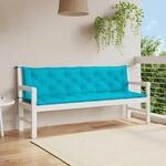 Gartenbank-auflagen 2 Stk. T&uuml;rkis 200x50x7 Cm Stoff Vidaxl