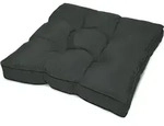 Lounge Sitzkissen Outdoor Graphitgrau, 10cm, 60cm, 60cm - Beautissu