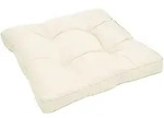 Loungekissen Xluna Sitz Natur, 50x50x10 Cm - Beautissu