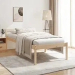 Seniorenbett 90x200 Cm Massivholz Kiefer Vidaxl