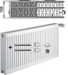 Kermi - Profil-k Therm-x2 Flachheizk&ouml;rper Typ 33 Wei&szlig; 900x155x400mm Mit Abdeckung