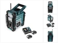 Makita Dmr 112 Rt Akku Baustellen Radio 7,2 - 18v Bluetooth Dab+ + 2x 5,0ah Akku +