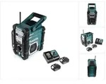 Makita Dmr 112 Rg Akku Baustellen Radio 7,2 - 18v Bluetooth Dab+ + 2x 6,0ah Akku +