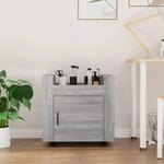 B&uuml;rowagen Grau Sonoma 60x45x60 Cm Holzwerkstoff Vidaxl