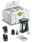 Festool Akku-bohrschrauber C 18 Basic-set Mit 4 Aufs&auml;tzen Und Zubeh&ouml;r, Ohne Akku