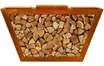 Home Deluxe - Holzlege Aus Stahl Paulo Holzlege Holzablage Kaminholzregal