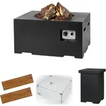 Happy Cocooning Mania Feuertisch Komplettset 12 Kw Rechteckig Klein 80x60x40 Cm