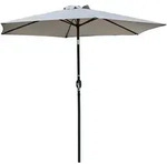Dcb Garden - Marbella - Sonnenschirm Mit Handkurbel, Aluminium,em Stoff